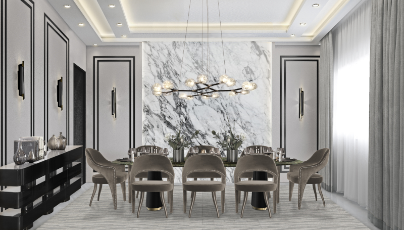 Стол обеденный AGRA II от BRABBU, дизайн Boca do Lobo