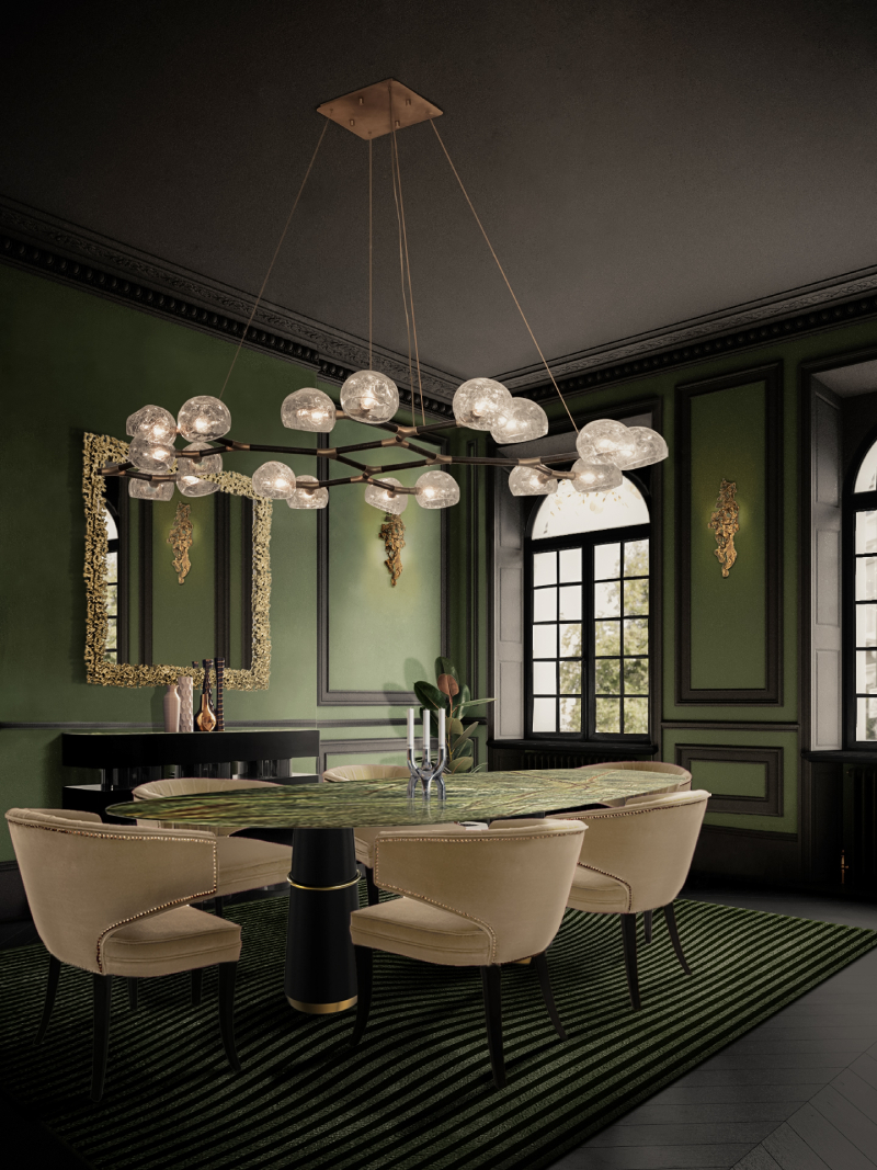 Стол обеденный AGRA II от BRABBU, дизайн Boca do Lobo