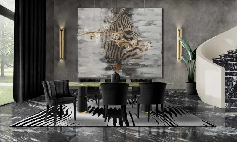 Стол обеденный AGRA II от BRABBU, дизайн Boca do Lobo