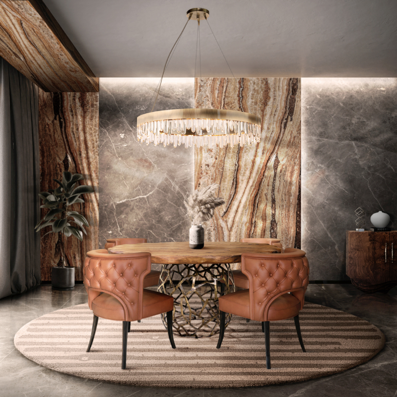 Стол обеденный APIS от BRABBU, дизайн Boca do Lobo