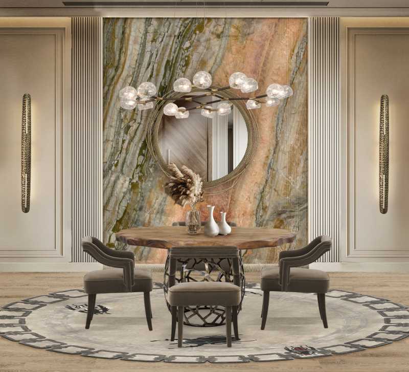 Стол обеденный APIS от BRABBU, дизайн Boca do Lobo