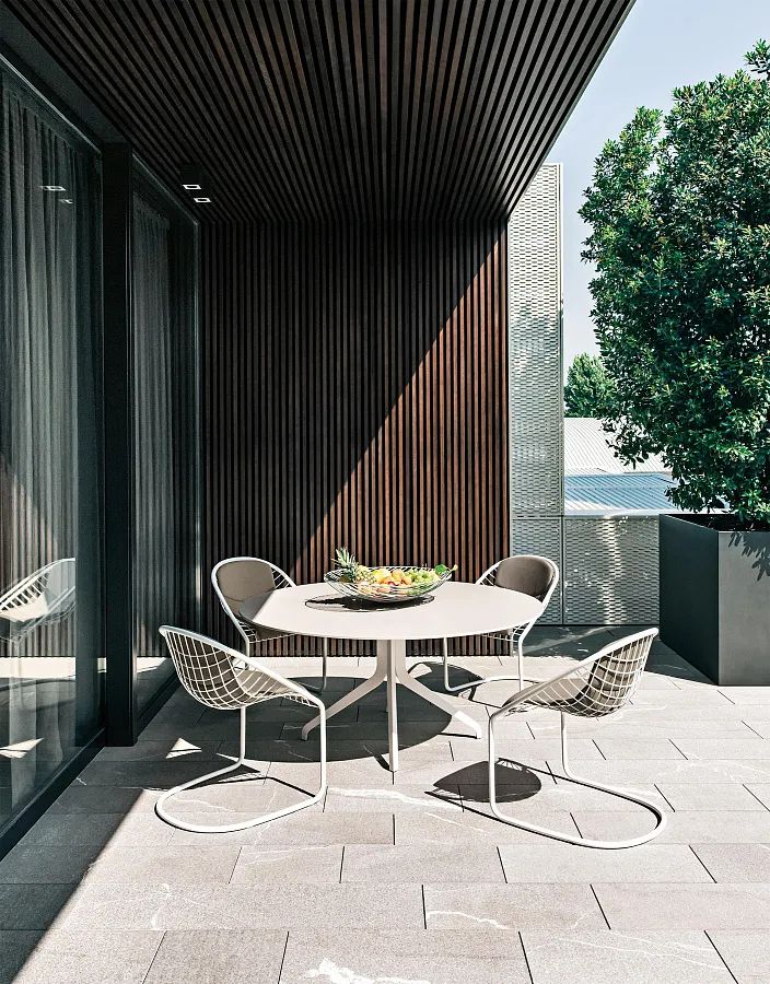 Стол Claydon Outdoor, дизайн Minotti