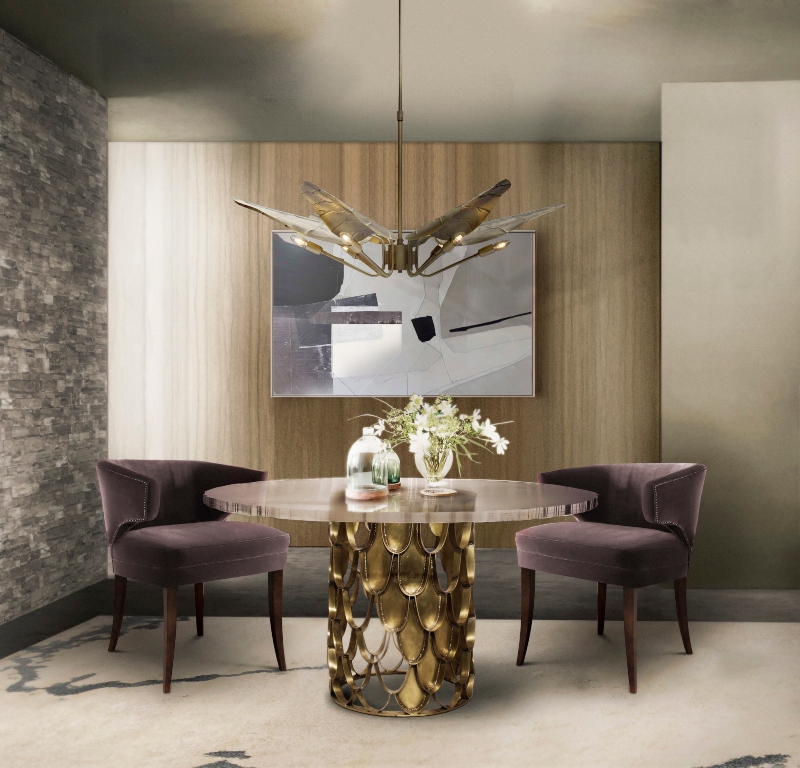 Стол обеденный KOI от BRABBU, дизайн Boca do Lobo