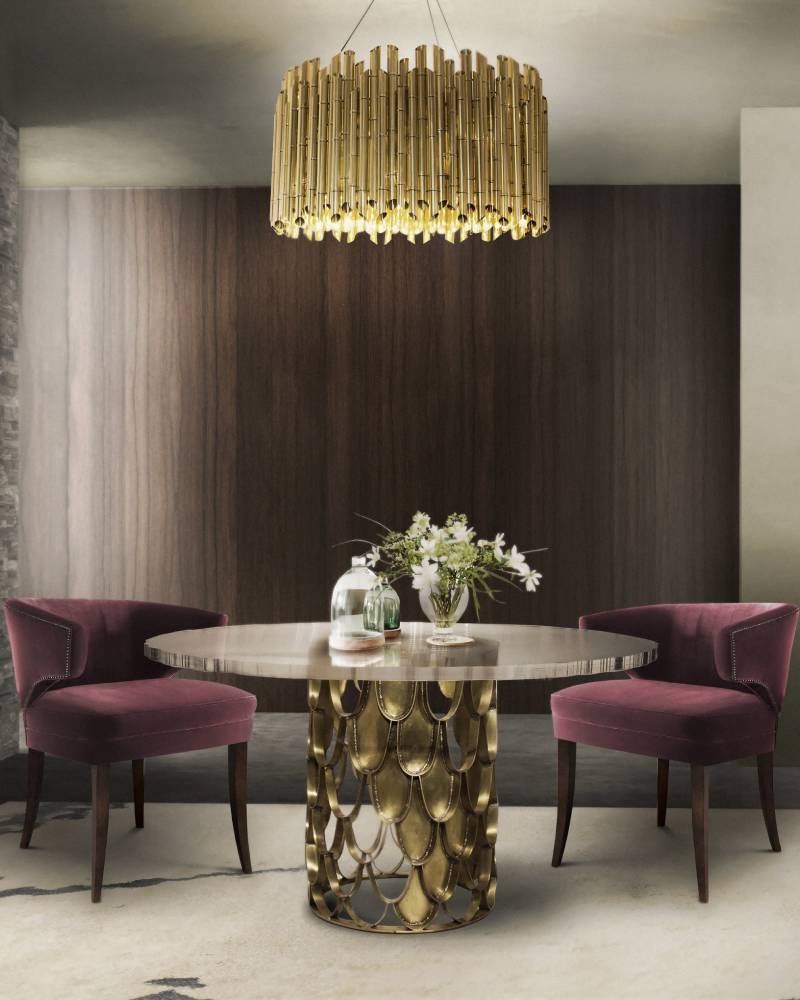 Стол обеденный KOI от BRABBU, дизайн Boca do Lobo