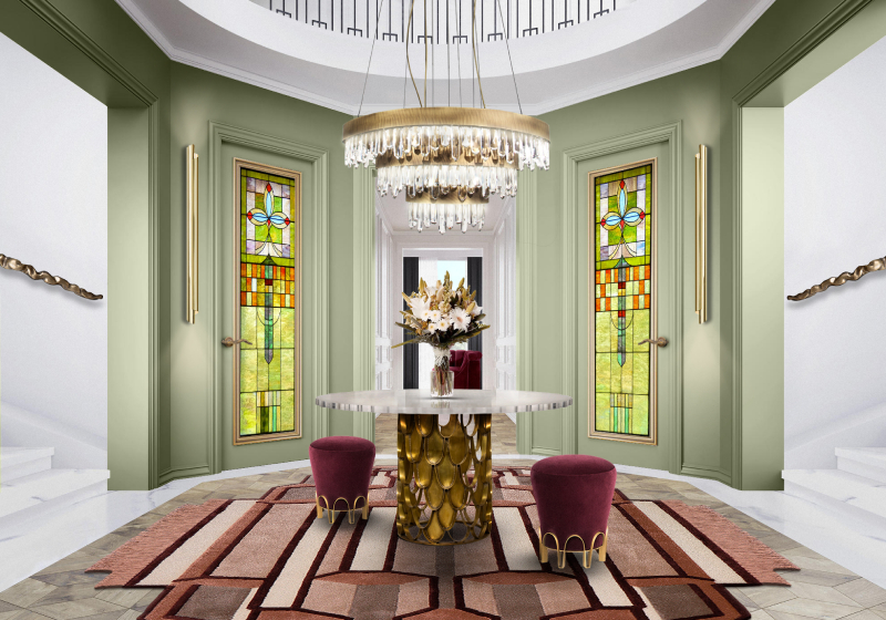 Стол обеденный KOI от BRABBU, дизайн Boca do Lobo