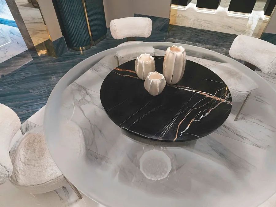 Стол круглый Amos, дизайн Visionnaire