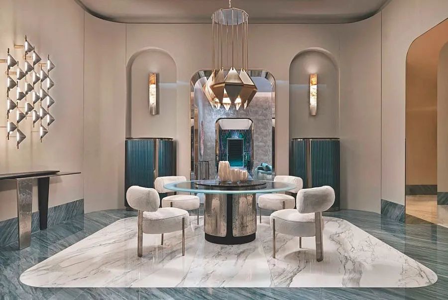 Стол круглый Amos, дизайн Visionnaire