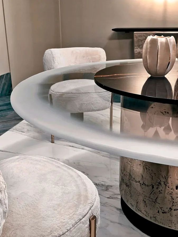 Стол круглый Amos, дизайн Visionnaire