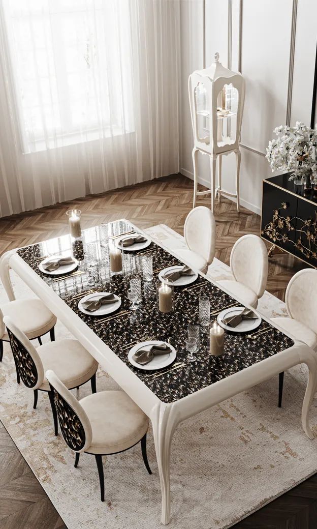 Стол Merveille от KOKET, дизайн Boca do Lobo