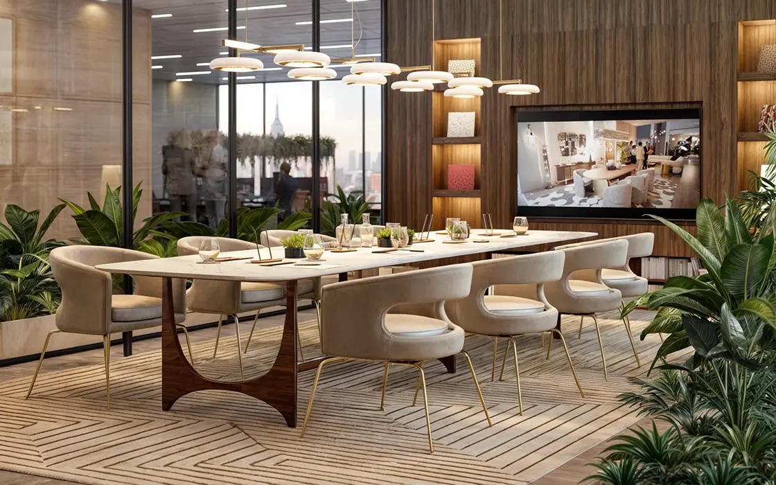Стол обеденный Alberto от ESSENTIAL HOME, дизайн Boca do Lobo
