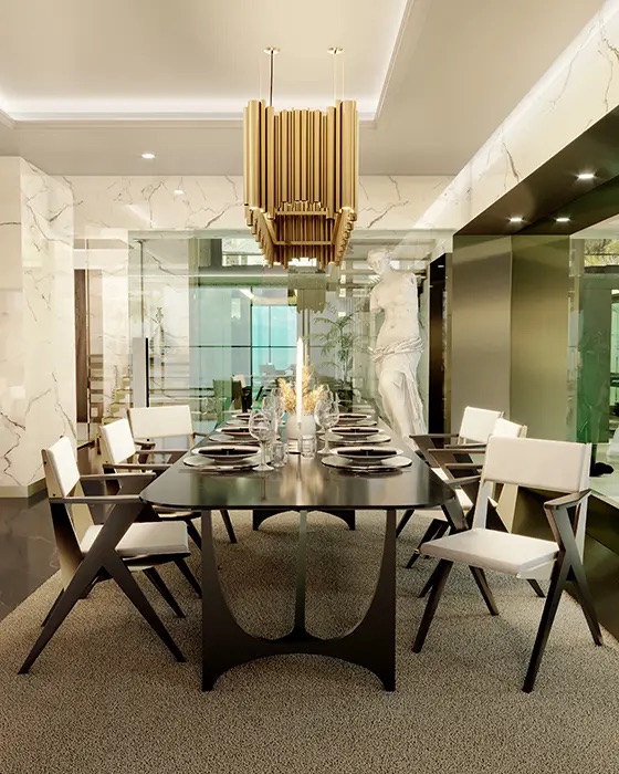 Стол обеденный Alberto от ESSENTIAL HOME, дизайн Boca do Lobo