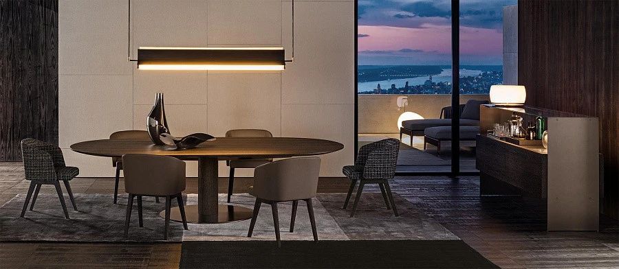 Стол обеденный Bellagio, дизайн Minotti
