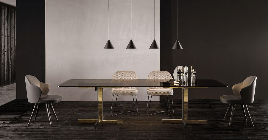 Стол обеденный Catlin, дизайн Minotti