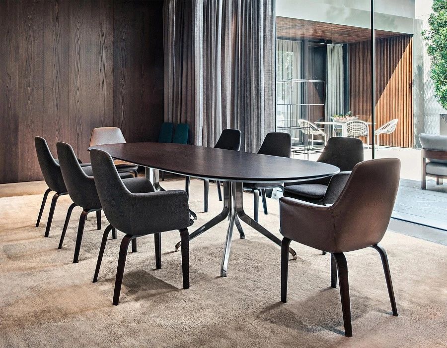 Стол обеденный Claydon, дизайн Minotti