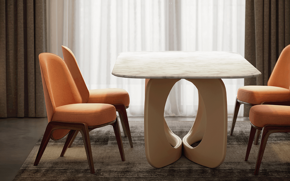 Стол обеденный Eero от ESSENTIAL HOME, дизайн Boca do Lobo