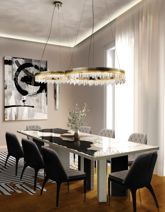 Стол обеденный GRAVA от COVET HOUSE, дизайн Boca do Lobo