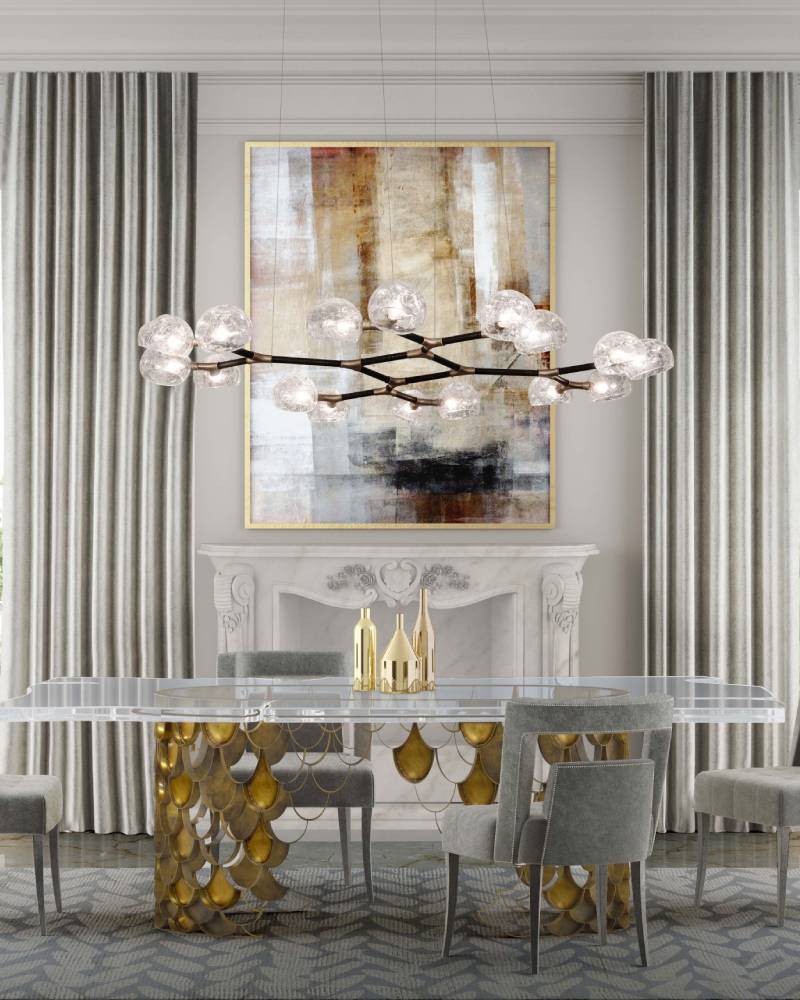 Стол обеденный KOI II от BRABBU, дизайн Boca do Lobo