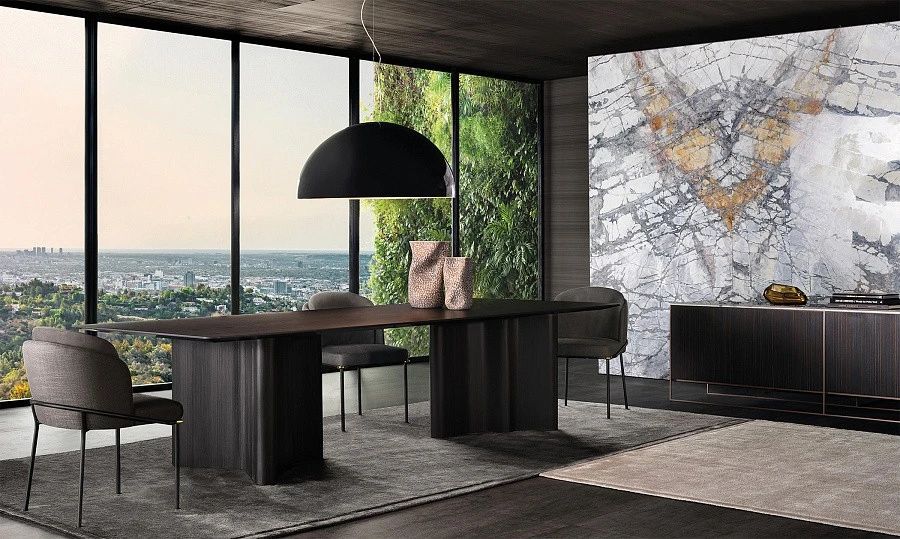 Стол обеденный Lou, дизайн Minotti