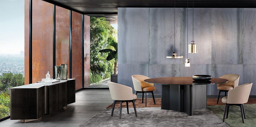 Стол обеденный Lou, дизайн Minotti