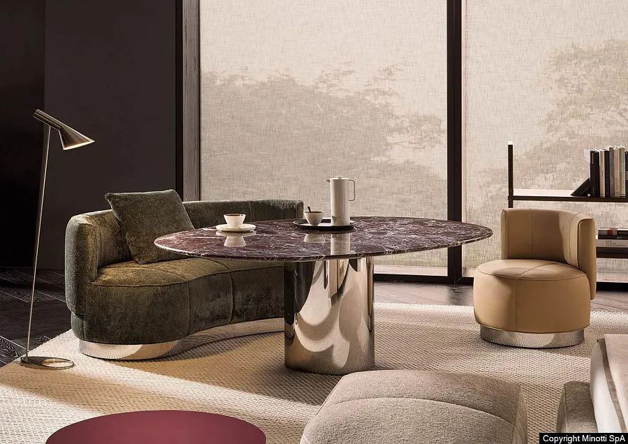 Стол обеденный Rayan, дизайн Minotti