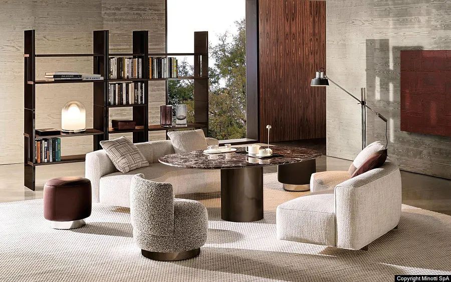 Стол обеденный Rayan, дизайн Minotti