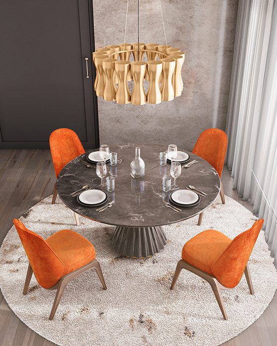 Стол обеденный Sidney от ESSENTIAL HOME, дизайн Boca do Lobo