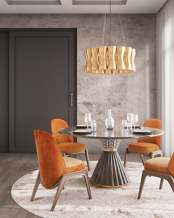 Стол обеденный Sidney от ESSENTIAL HOME, дизайн Boca do Lobo