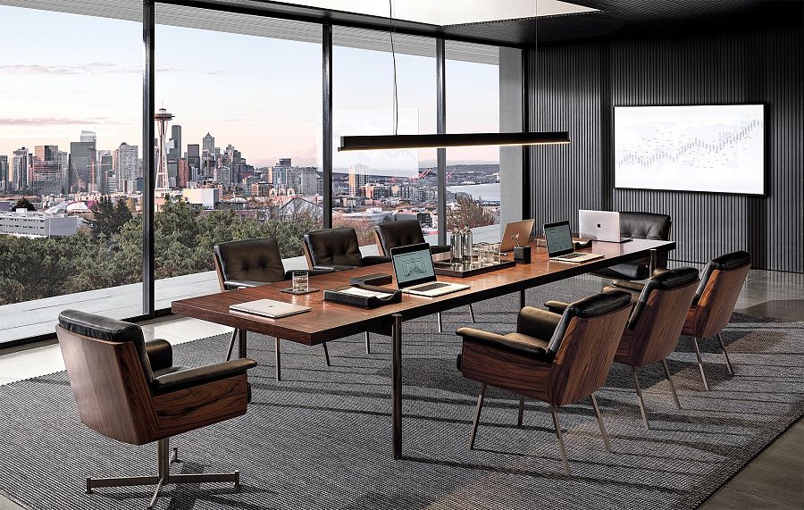 Стол обеденный Superquadra, дизайн Minotti