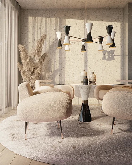 Стол обеденный Vinicius от ESSENTIAL HOME, дизайн Boca do Lobo