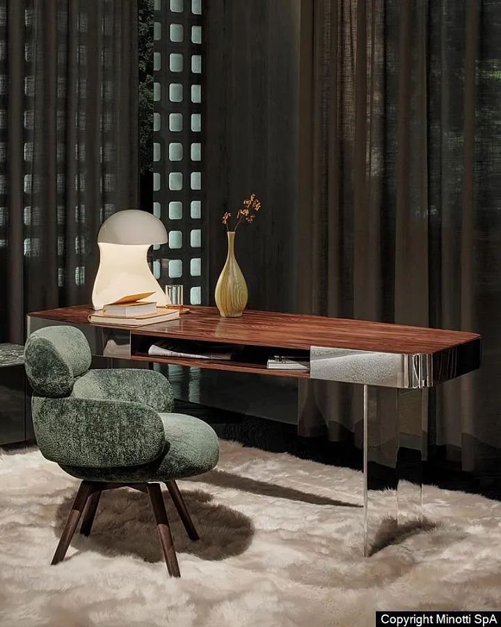 Стол письменный Diagramma, дизайн Minotti