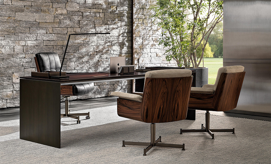 Стол письменный Linha, дизайн Minotti