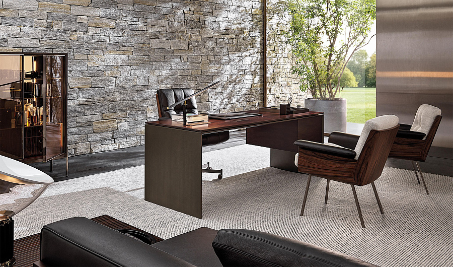 Стол письменный Linha, дизайн Minotti