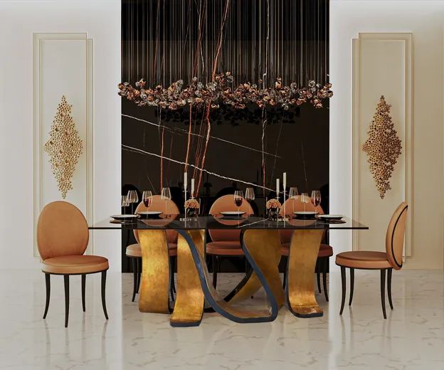 Стол Ribbon от KOKET, дизайн Boca do Lobo