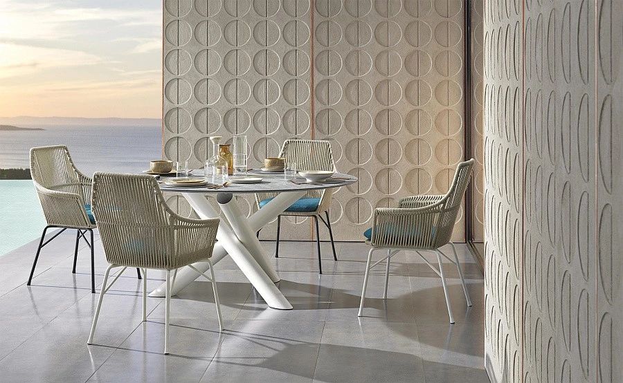 Стол Van Dyck Outdoor, дизайн Minotti