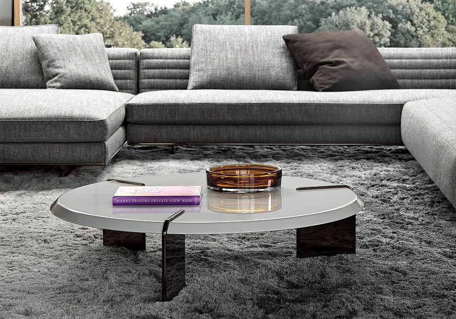 Столик журнальный Keel, дизайн Minotti