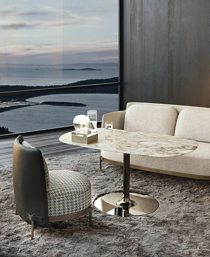Столик журнальный Oliver Lounge, дизайн Minotti