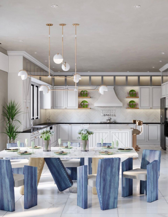 Стул BLUESTONE II от COVET HOUSE, дизайн Boca do Lobo