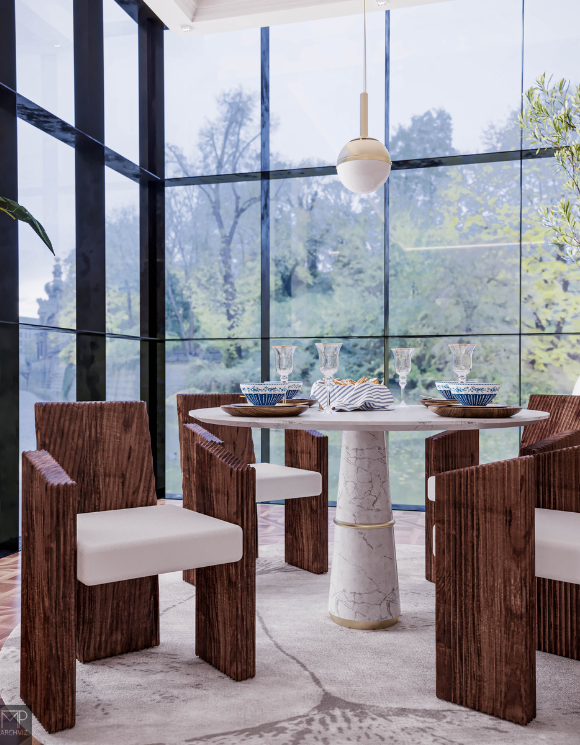 Стул BLUESTONE II от COVET HOUSE, дизайн Boca do Lobo