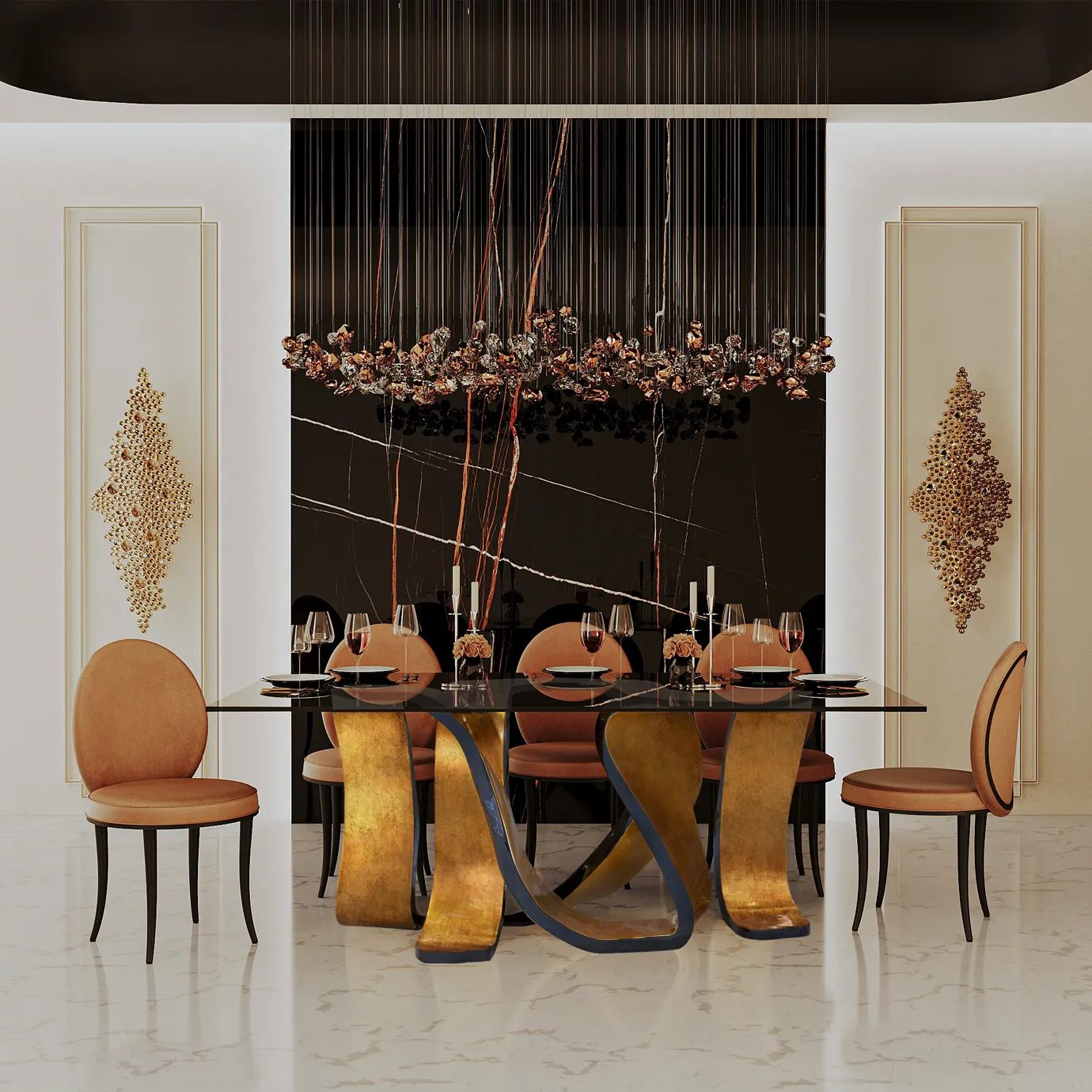 Стул Merveille от KOKET, дизайн Boca do Lobo