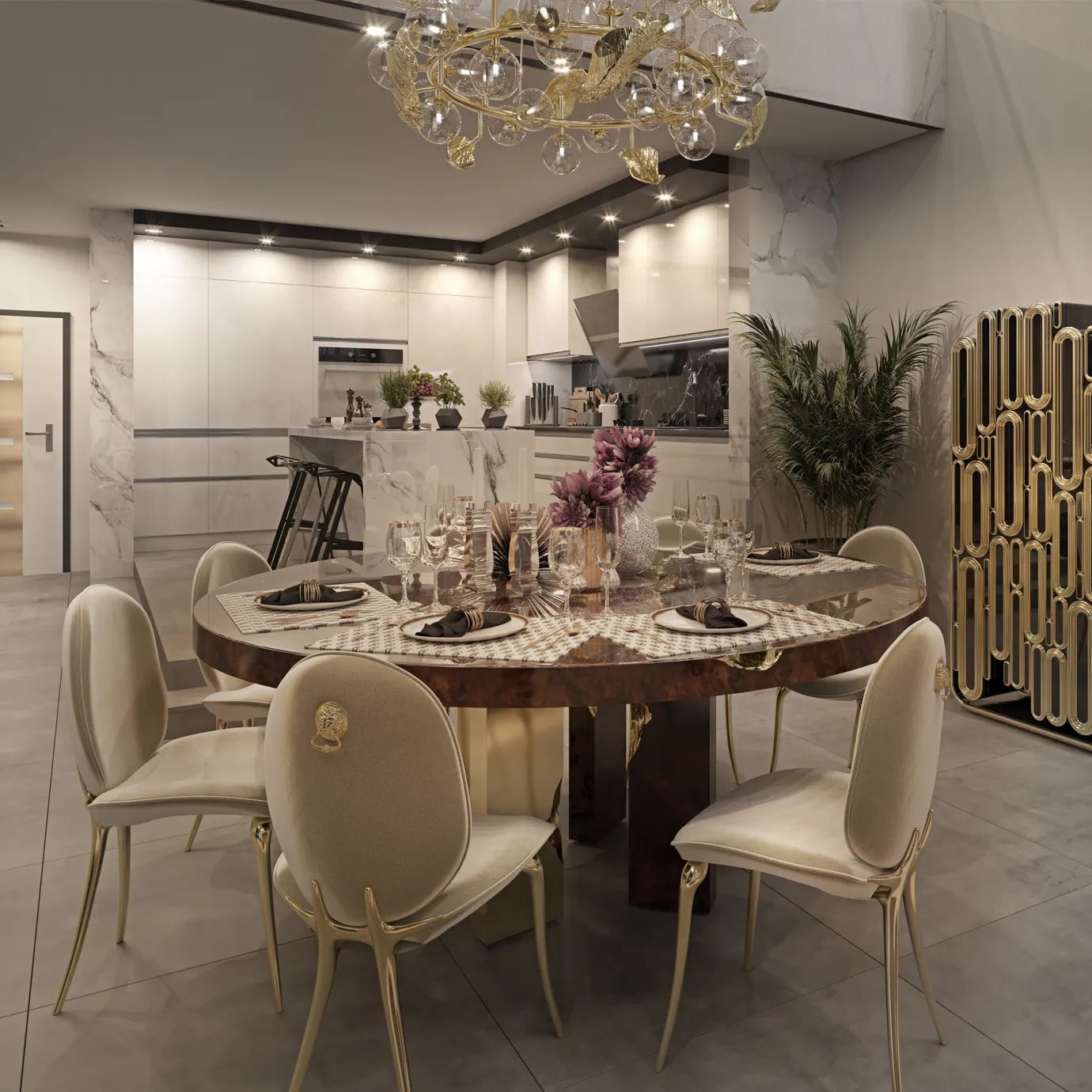 Стул Soleil от KOKET, дизайн Boca do Lobo