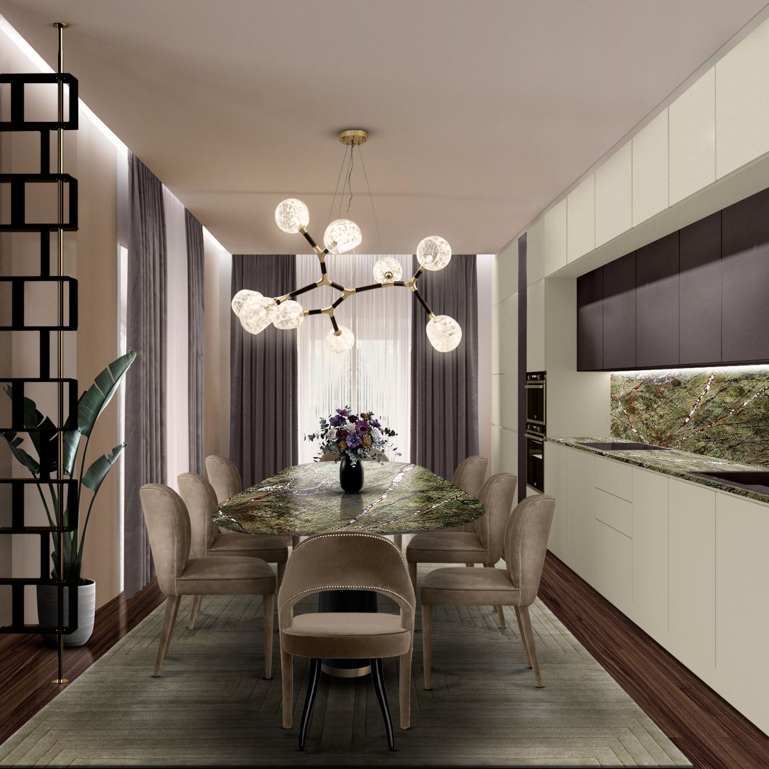 Стул TELLUS от BRABBU, дизайн Boca do Lobo