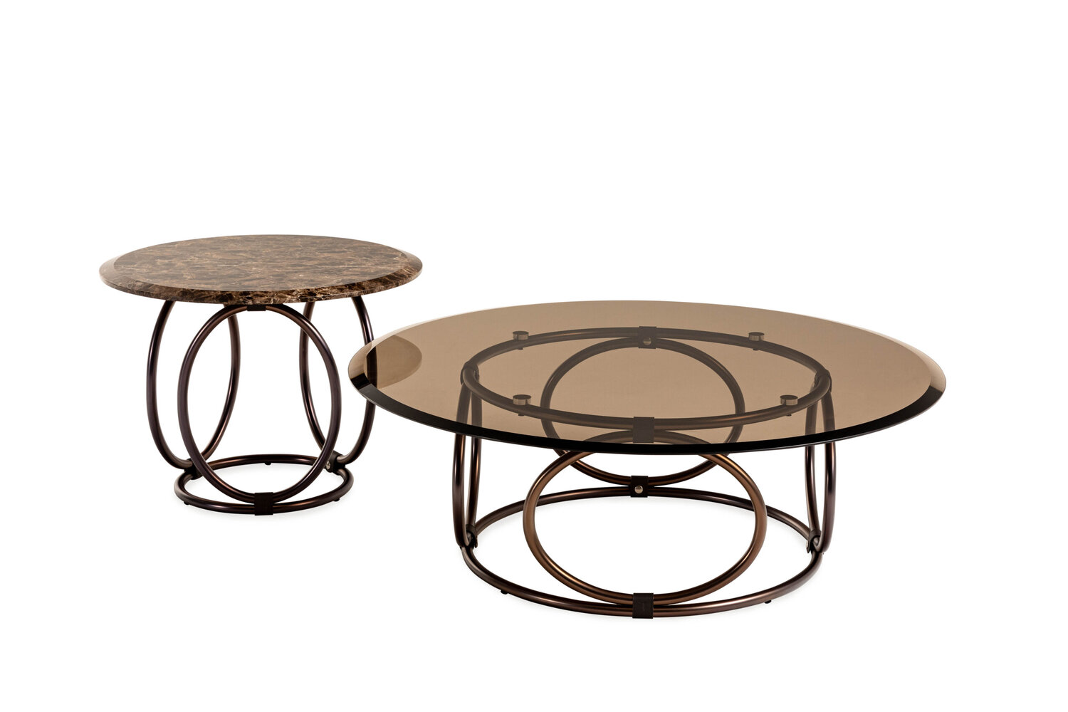 Стол журнальный Oval Side Table, дизайн Trussardi Casa 