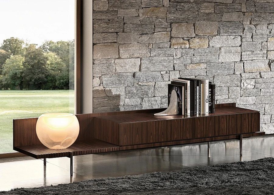 Тумба низкая Superquadra, дизайн Minotti