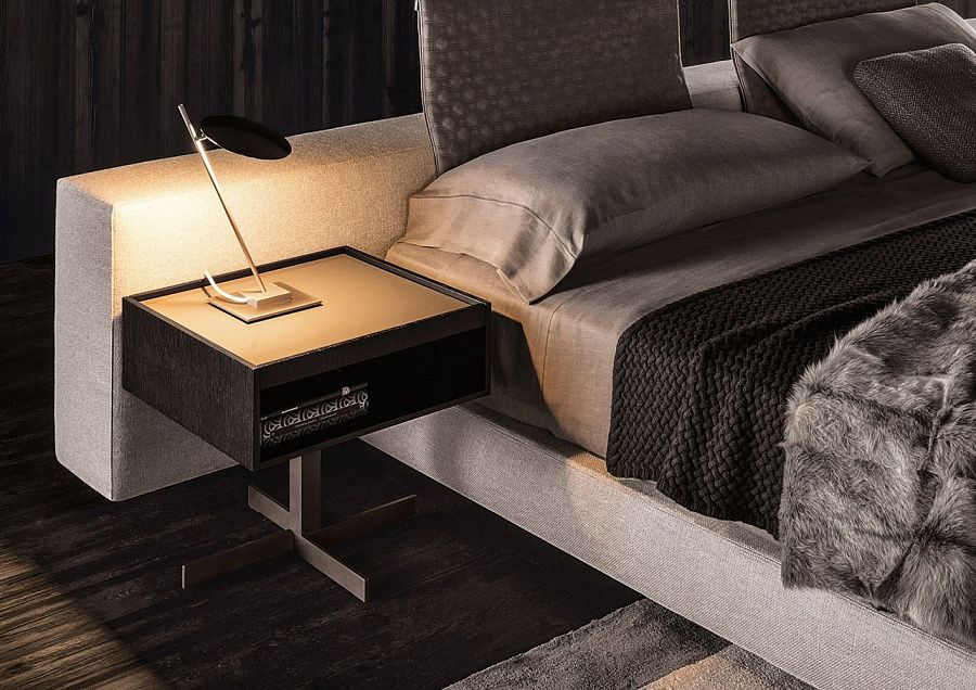 Тумбочка прикроватная Close, дизайн Minotti