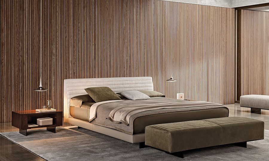Тумбочка прикроватная Roger, дизайн Minotti