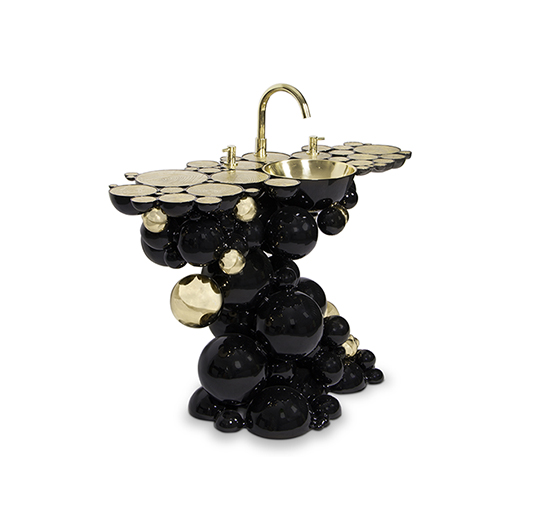 Умывальник NEWTON I от BRABBU, дизайн Boca do Lobo