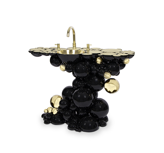 Умывальник NEWTON I от BRABBU, дизайн Boca do Lobo