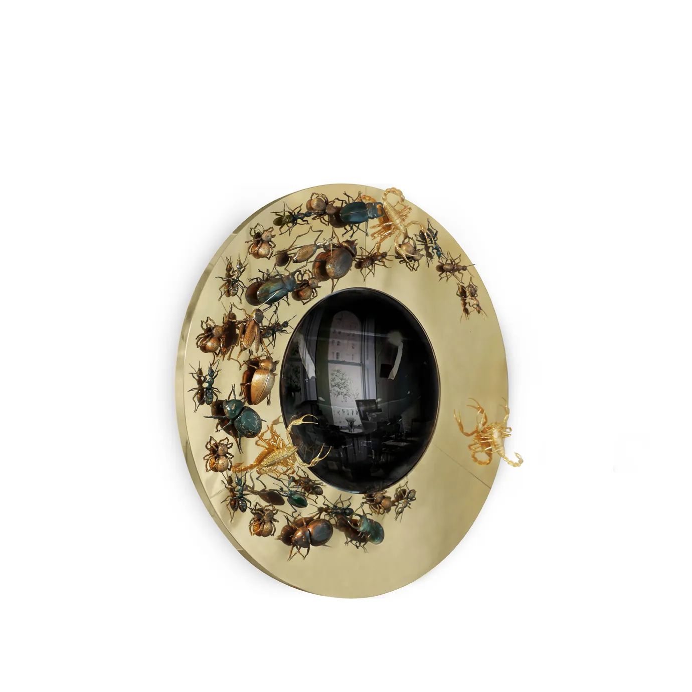 Зеркало Convex Metamorphosis от KOKET, дизайн Boca do Lobo