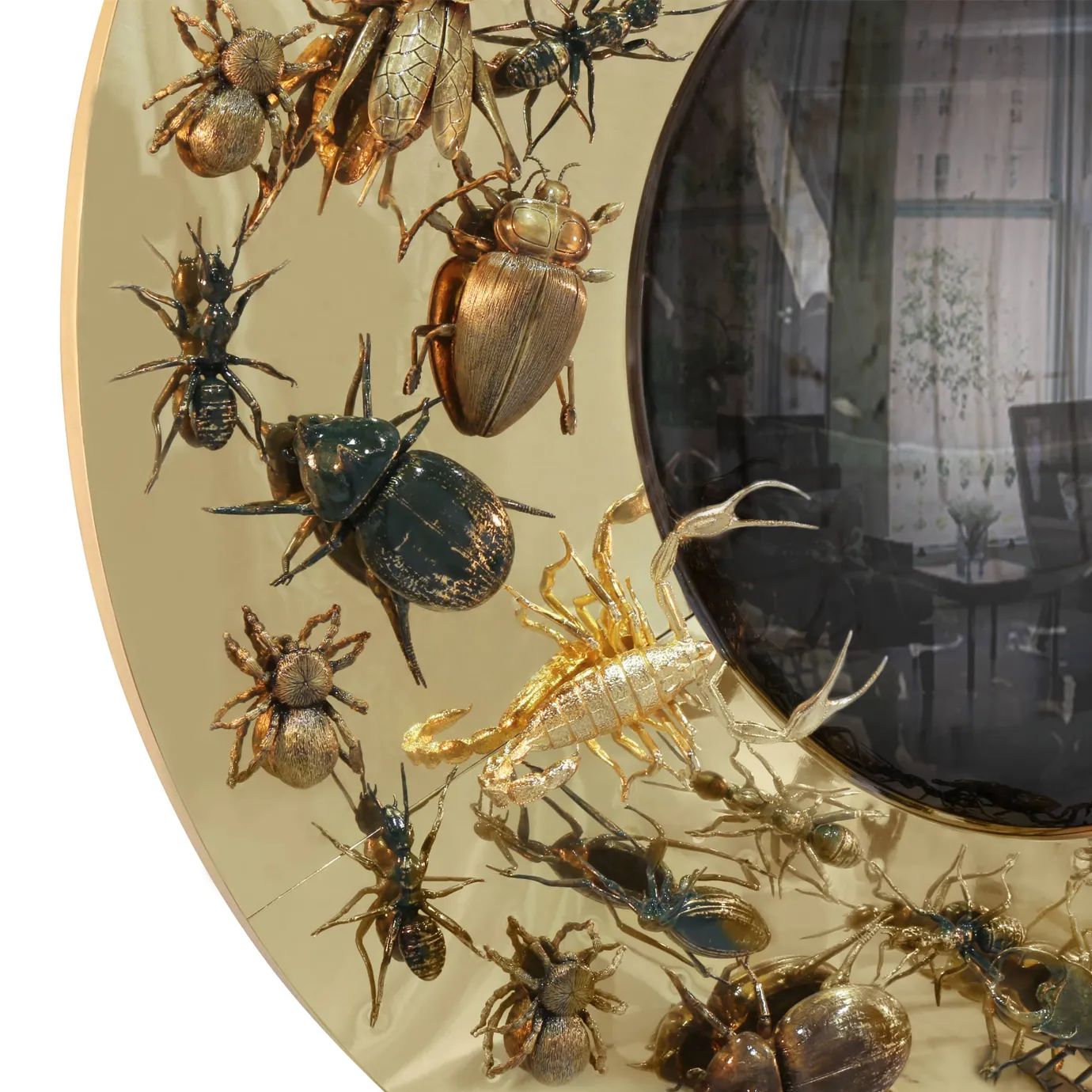 Зеркало Convex Metamorphosis от KOKET, дизайн Boca do Lobo