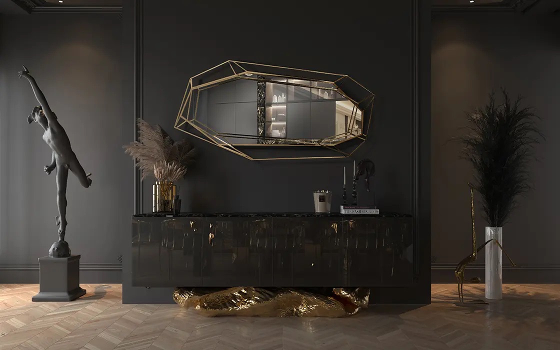 Зеркало Diamond Big от ESSENTIAL HOME, дизайн Boca do Lobo
